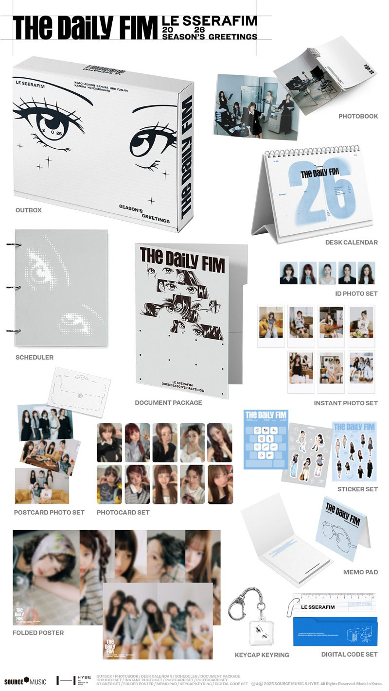 LE SSERAFIM - 2026 SEASON'S GREETINGS + POB Weverse shop - Image 2