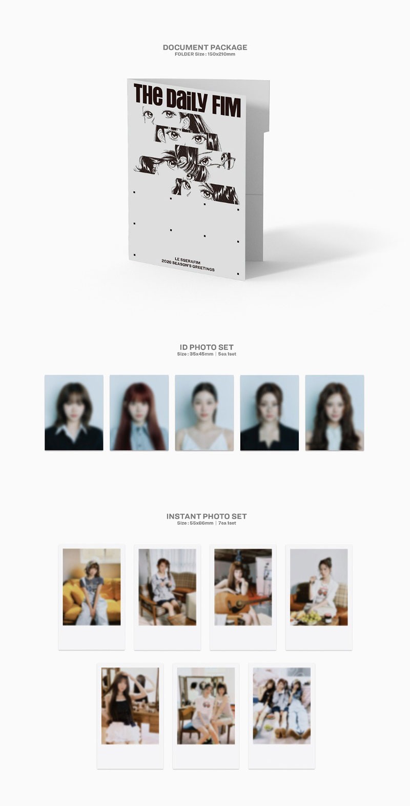 LE SSERAFIM - 2026 SEASON'S GREETINGS + POB Weverse shop - Image 5