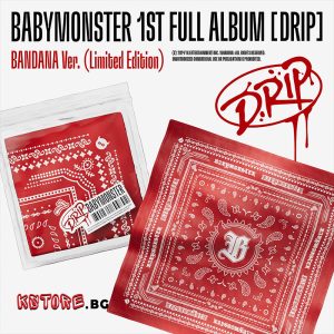 BABYMONSTER - 1ви официален албум [DRIP] BANDANA Ver. (Limited Edition)