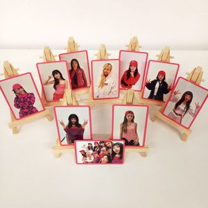 КОМПЛЕКТ (10 бр.) фотокартички TWICE, Strategy (pink), POB