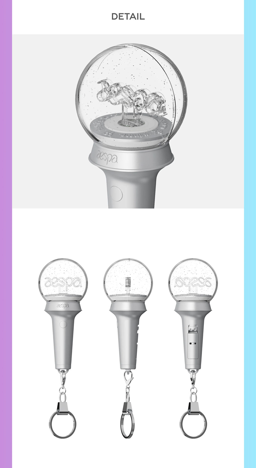 aespa - MINI FANLIGHT KEYRING - Image 3