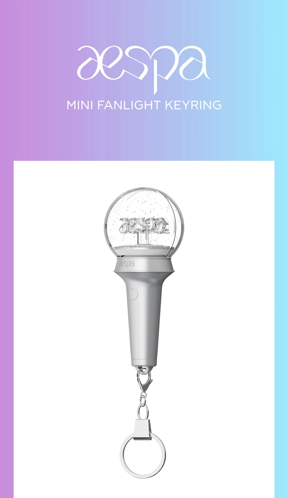 aespa - MINI FANLIGHT KEYRING - Image 2