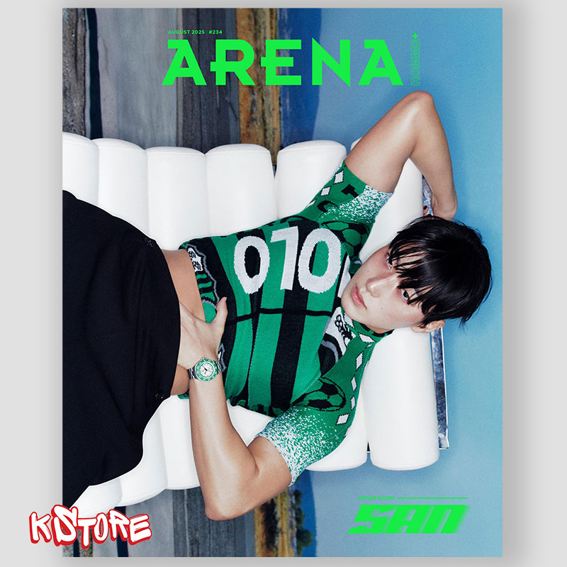 Списание ARENA - 2025. 08 (Cover. ATEEZ SAN) (E ver.)