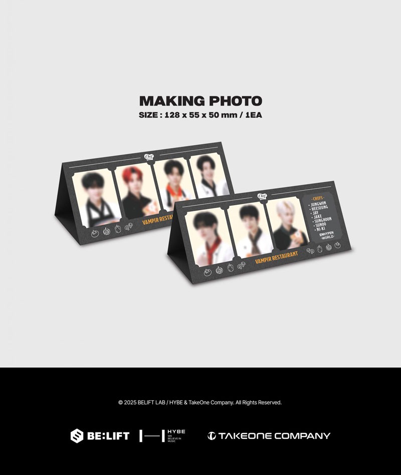 ENHYPEN WORLD COUPON CARD COLLECTION (CHEF BASIC ver.) - Image 5