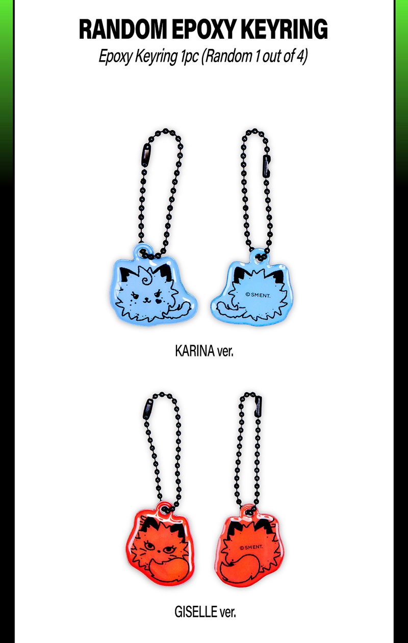 aespa - Rich_Man MD RANDOM EPOXY KEYRING - Image 3