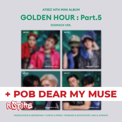PRE-ORDER] ATEEZ - 14ти мини албум [GOLDEN HOUR : Part.5