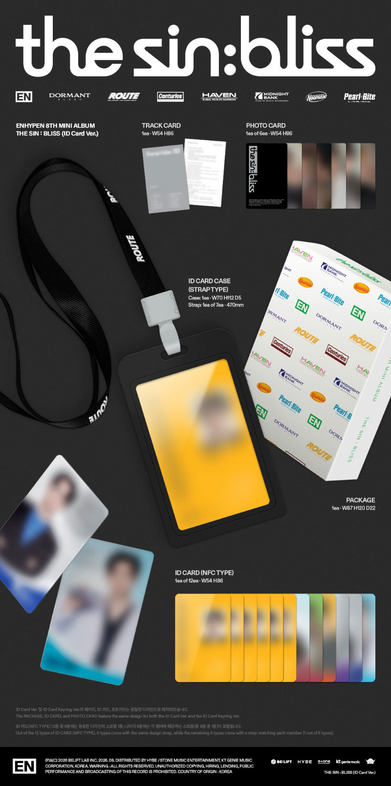 ENHYPEN - THE SIN: BLISS (ID Card Ver.) - Image 2