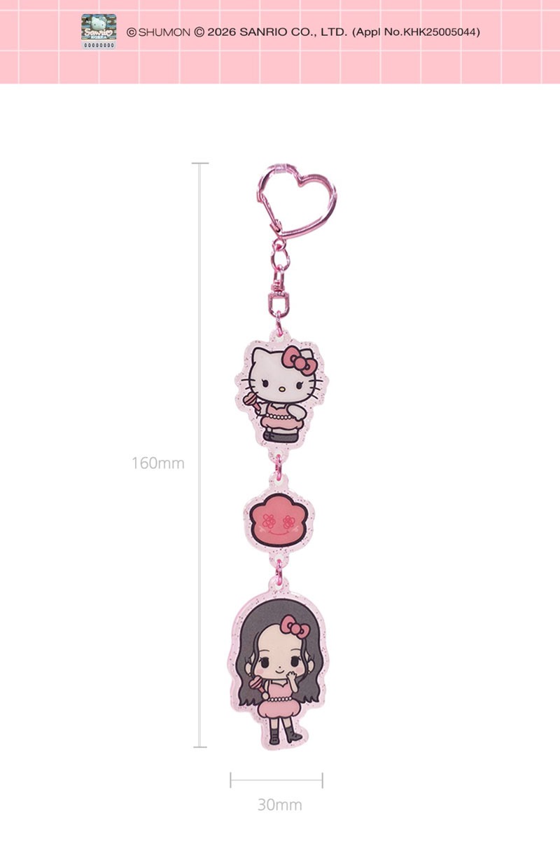 HELLO KITTY x JISOO Acyrl Keychain - Image 3