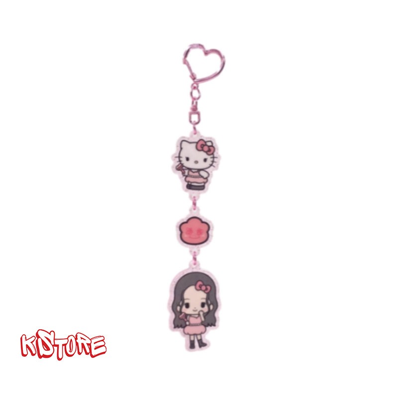 HELLO KITTY x JISOO Acyrl Keychain