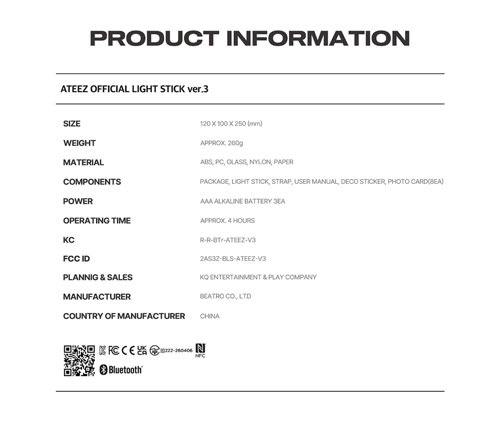 ATEEZ - Official Light Stick VER.3 - Image 9