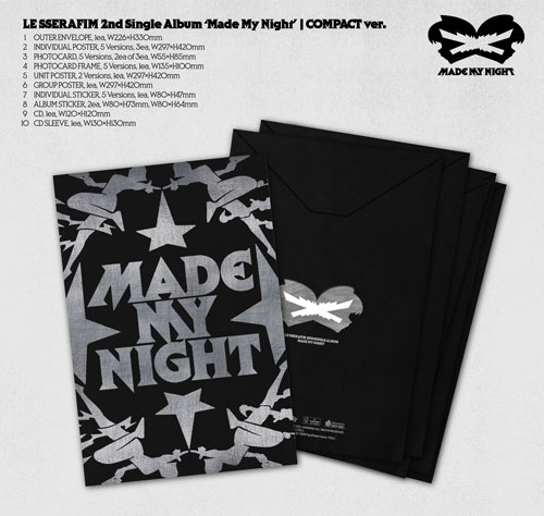 LE SSERAFIM - 2ри сингъл албум Made My Night (COMPACT ver.) - Image 2