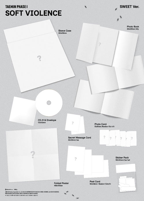 TAEMIN (SHINee) - PHASE I : Soft Violence (PHOTOBOOK Ver.) - Image 3