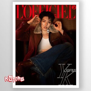 L'OFFICIEL HOMMES 2026 FW (Корица ATEEZ MINGI)